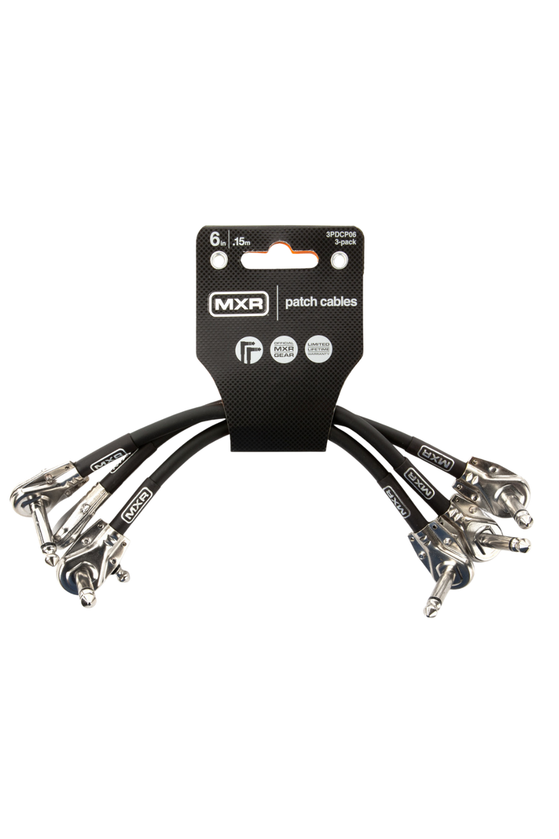 MXR 6 IN Patch Cable 3-Pack