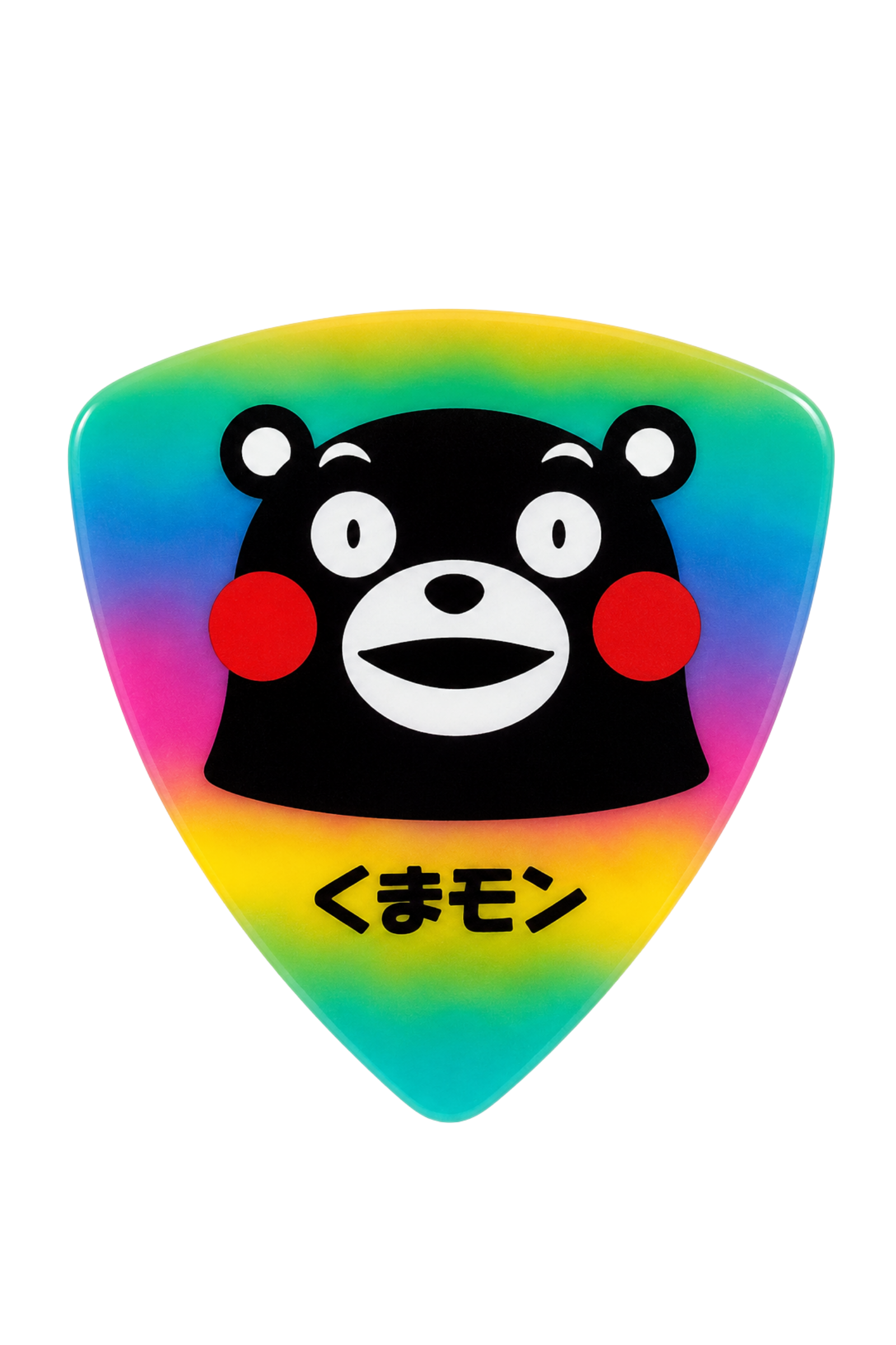 Kumamon Rainbow Triangle Guitar Pick (0.75mm)
