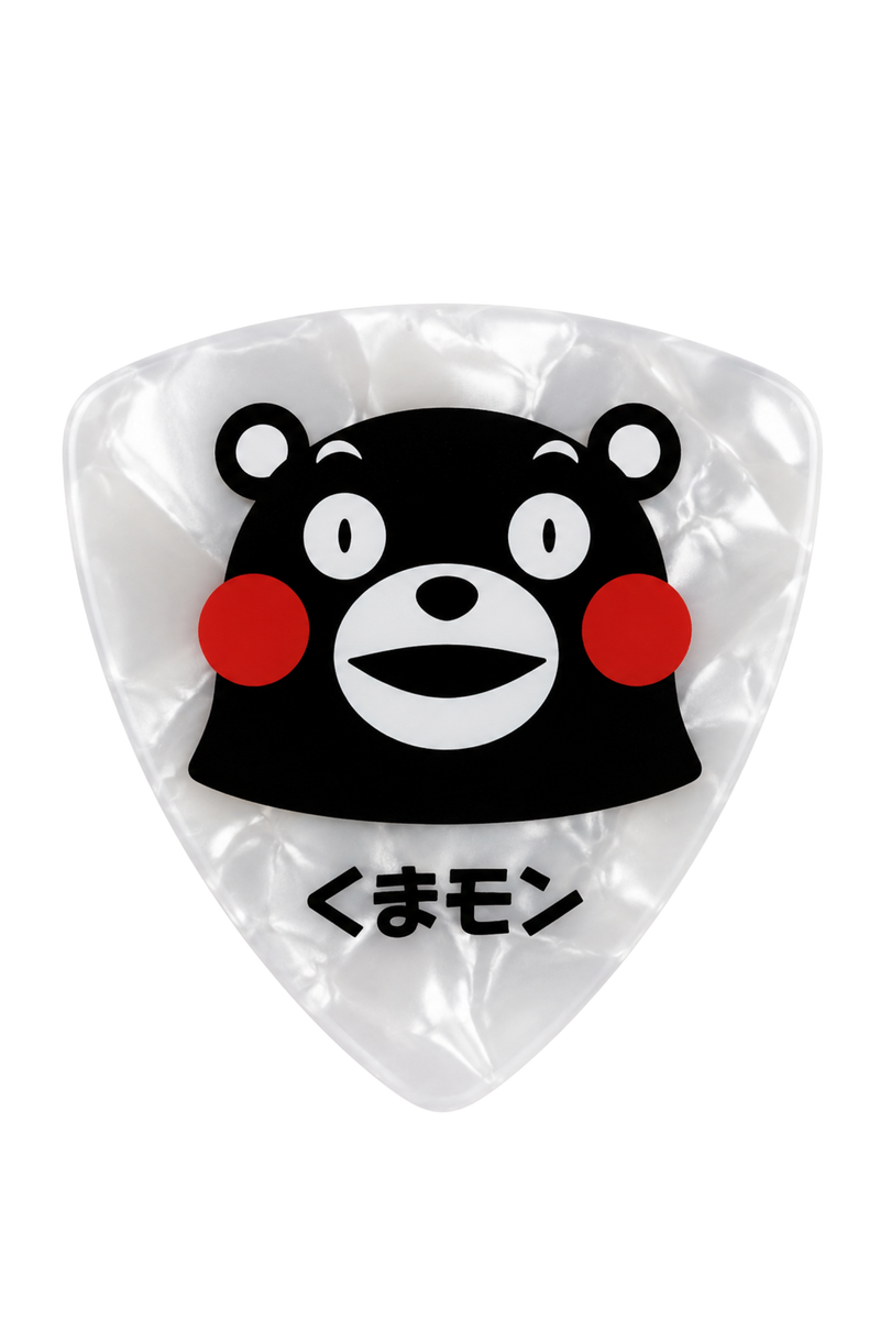Kumamon Pearl Triangle Guitar Pick (0.75mm)