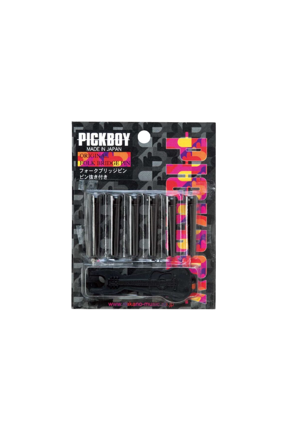 PICKBOY Bridge Pins Black
