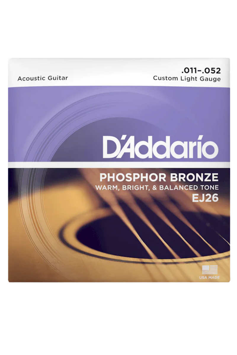 D'Addario Phosphor Bronze Acoustic 11-52