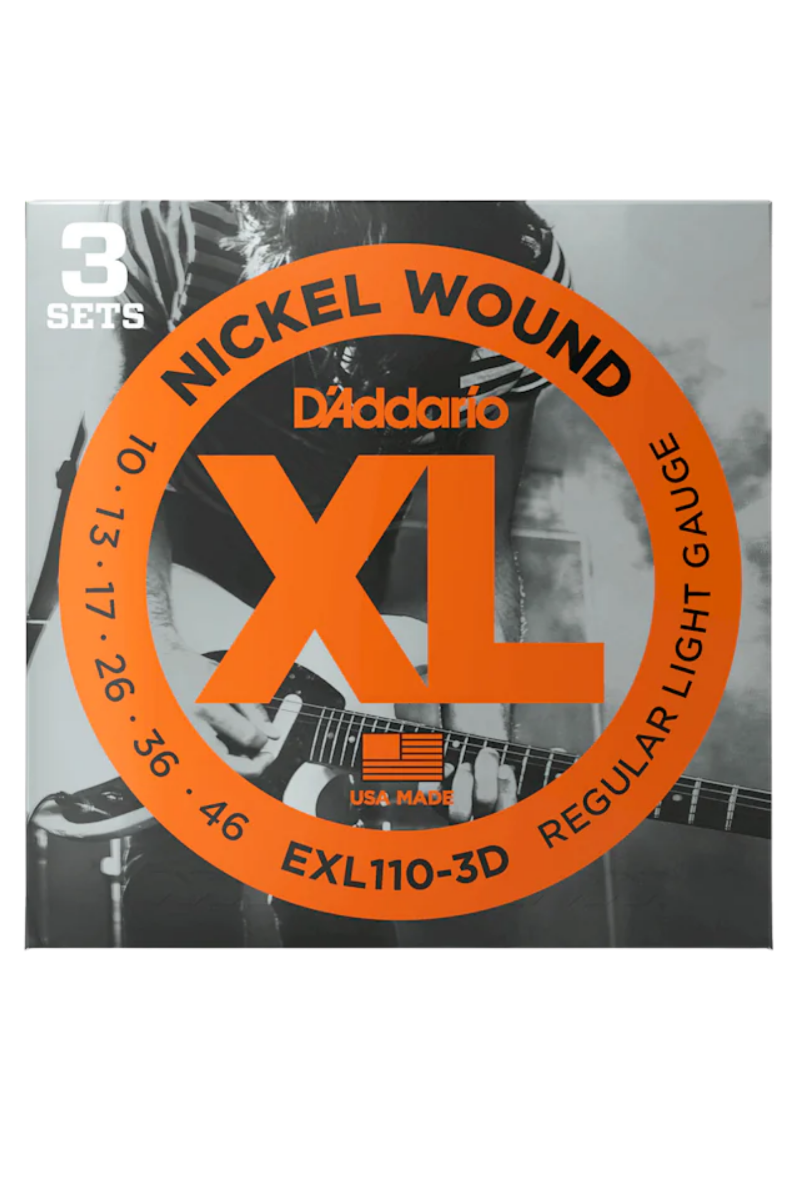 D'Addario XL Nickel 10-46 Regular Light 3-Pack