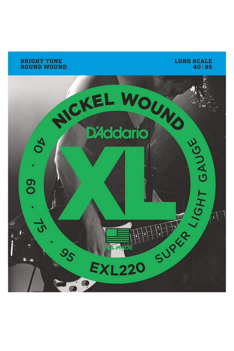 D’Addario XL Nickel 4-Strings Bass 40-95