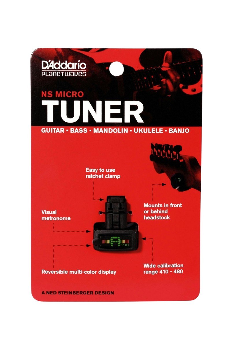 D'Addario NS Micro Headstock Tuner (PW-CT-12)