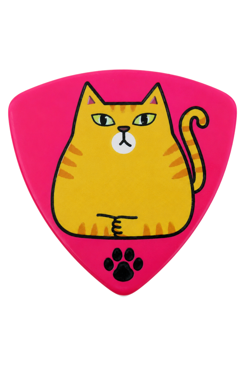 Daiking Brown Tabby Cat Guitar Pick – 0.75mm