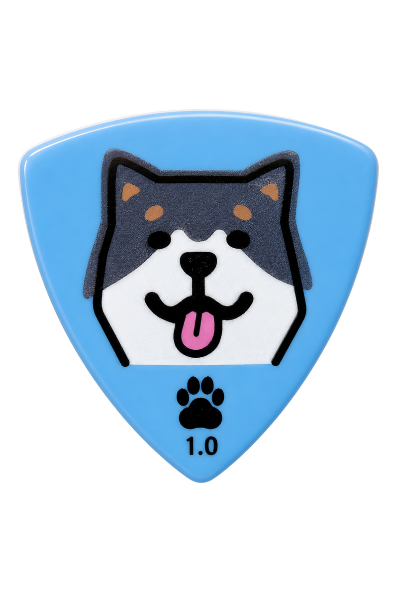 DAIKING Kuro-Shiba Inu Pick 1.0mm