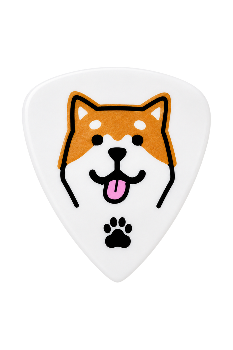 DAIKING Shiba Inu White Pick 1.0mm