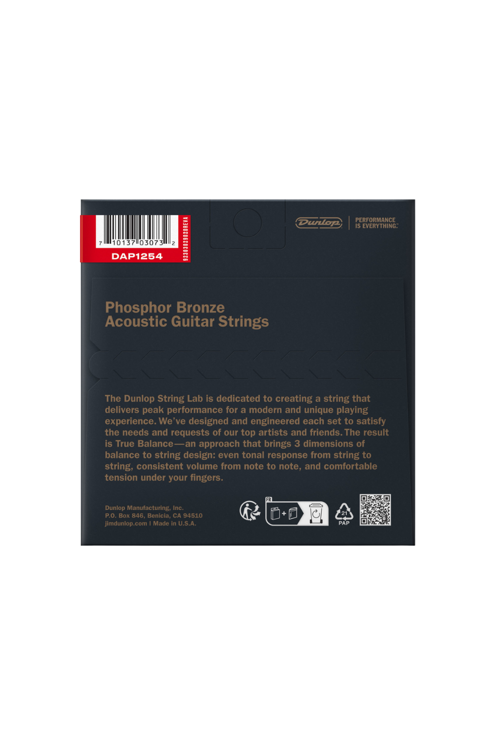 DUNLOP PHOSPHOR BRONZE ACOUSTIC 12-54