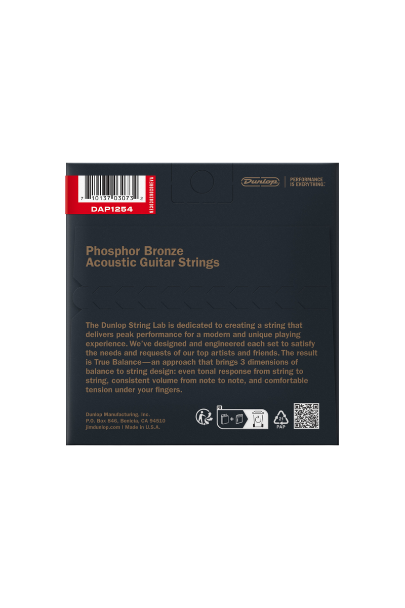 DUNLOP PHOSPHOR BRONZE ACOUSTIC 12-54