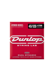 DUNLOP DUAL DYNAMIC HYBRID NICKEL BASS STRINGS 45-125