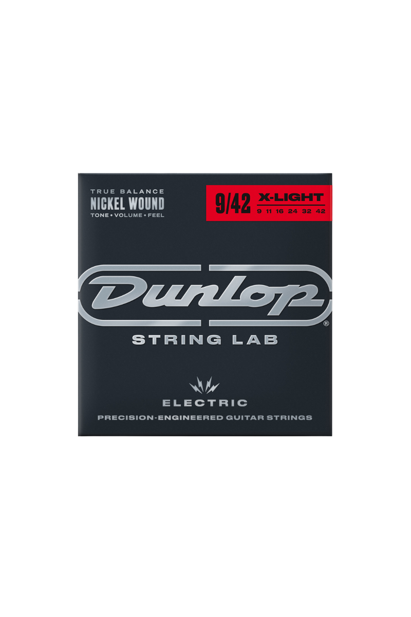 DUNLOP NICKEL WOUND ELECTRIC STRINGS 9-42