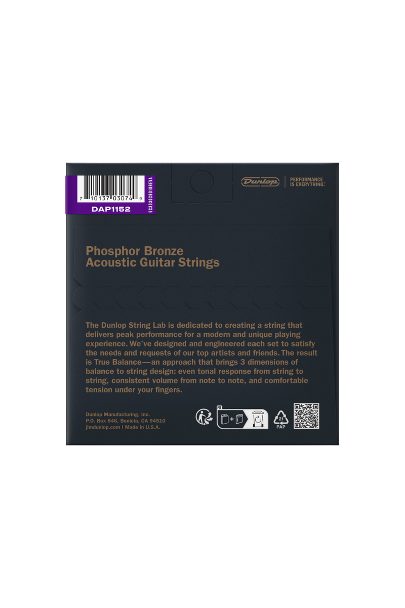 DUNLOP PHOSPHOR BRONZE ACOUSTIC 11-52