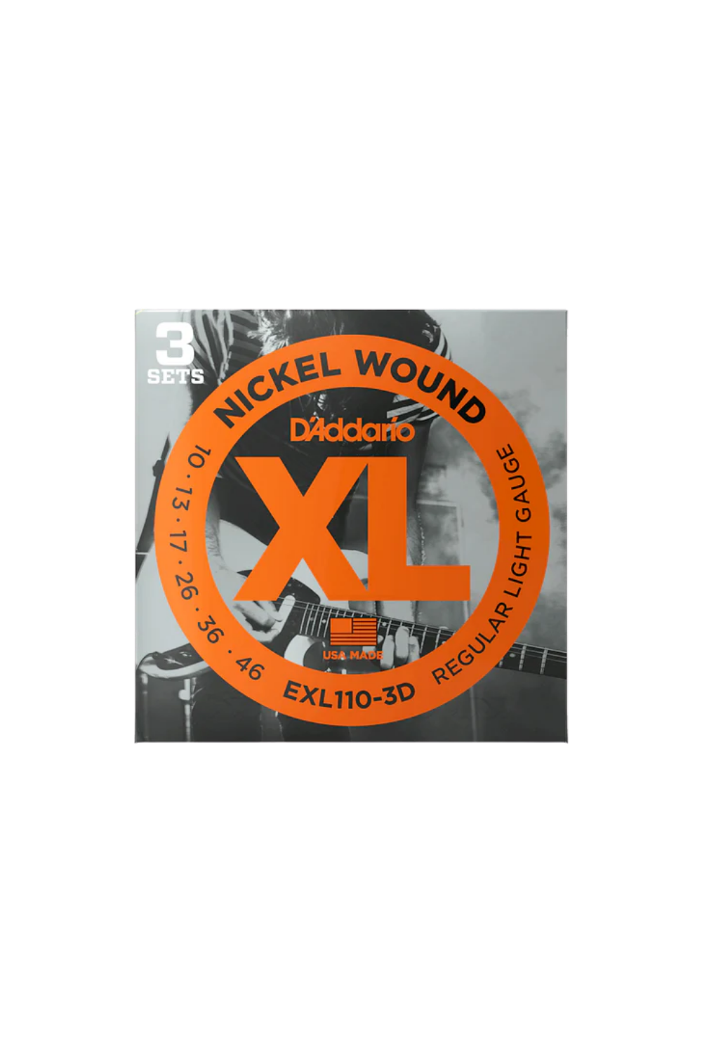 D'Addario XL Nickel 10-46 Regular Light 3-Pack