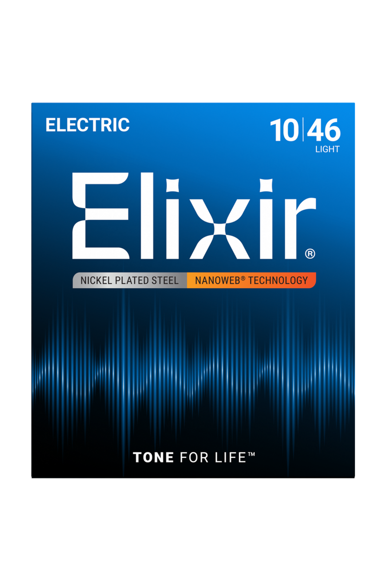 Elixir NANOWEB Electric Guitar Strings Light 10-46