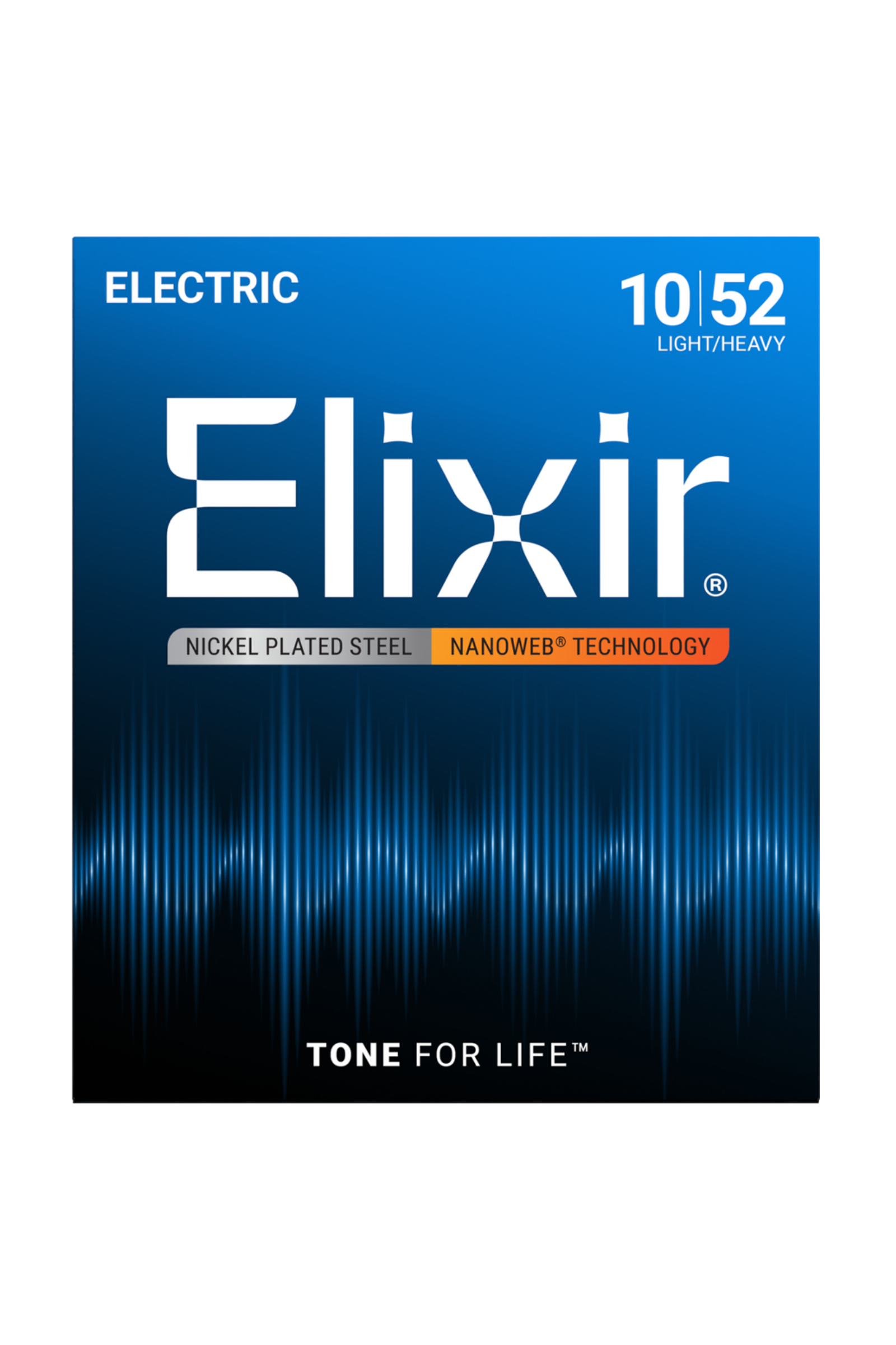Elixir NANOWEB Electric Guitar Strings Light-Heavy 10–52