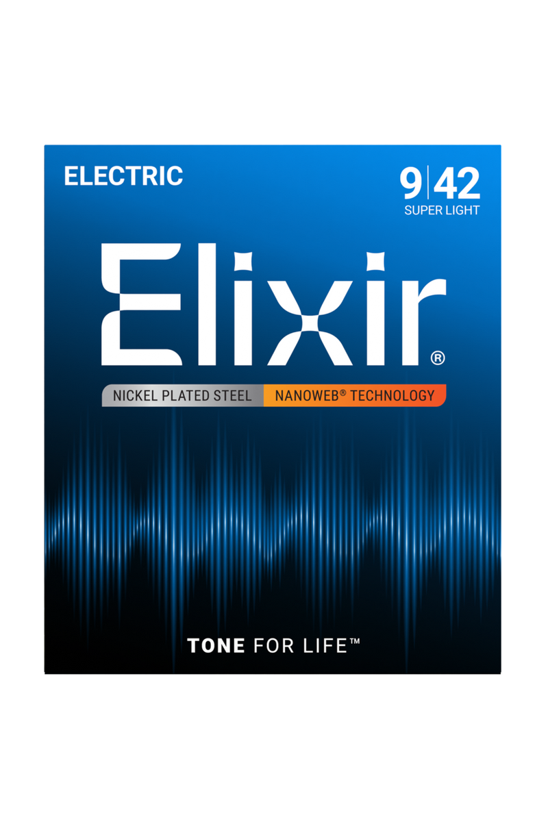 Elixir NANOWEB Electric Guitar Strings Light 9-42