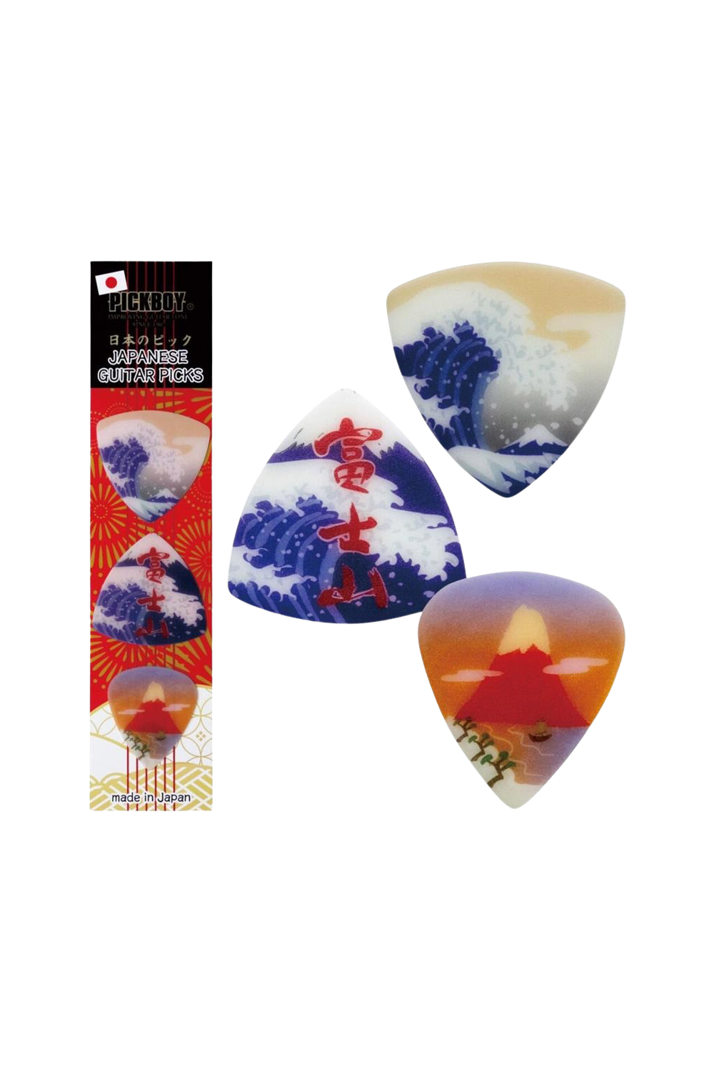 PICKBOY Japanese Pick Set Mt. Fuji PB100-MTF