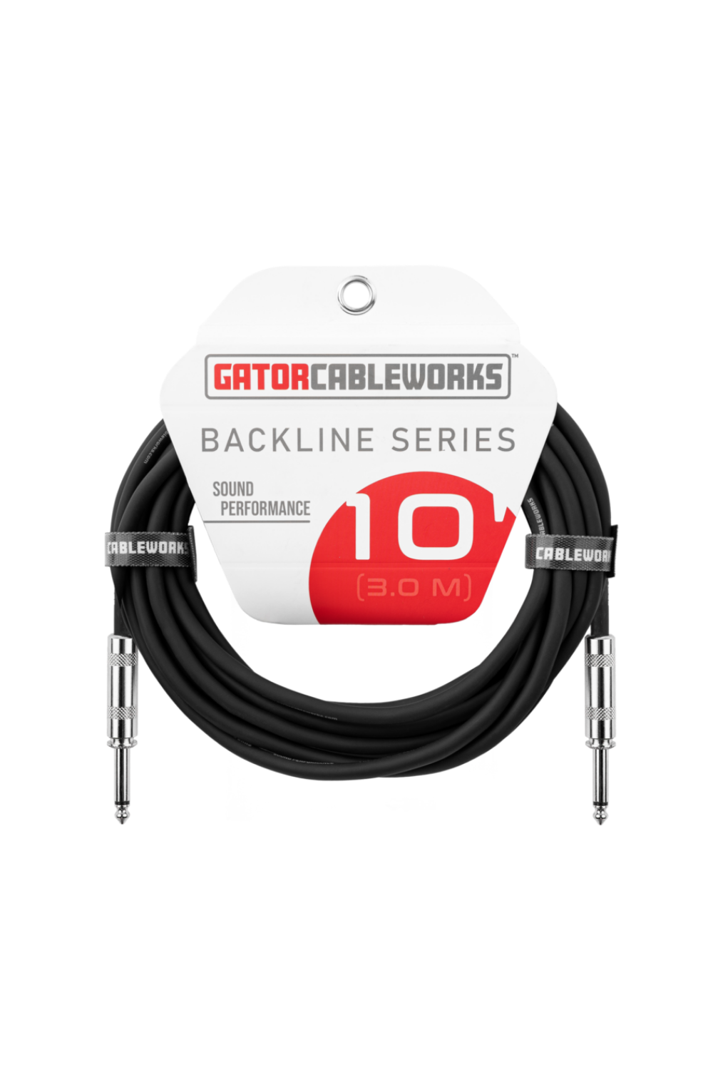 Gator 10FT Instrument Cable Straight to Straight