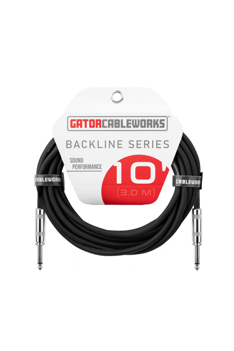 Gator 10FT Instrument Cable Straight → Straight