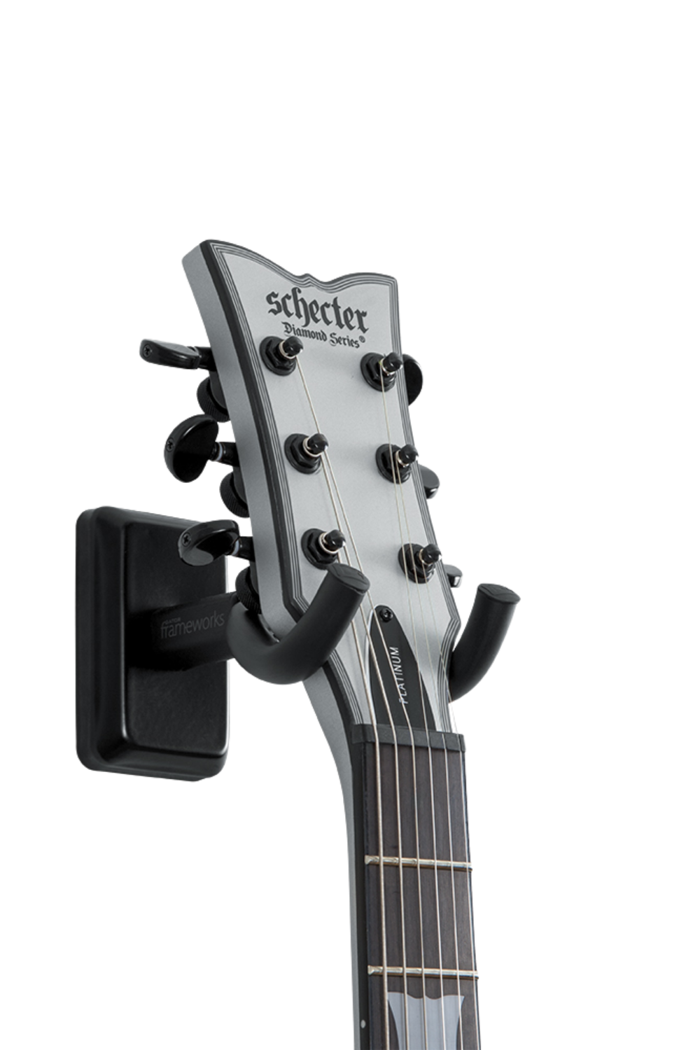 GATOR Black Wall Mount Guitar Hanger