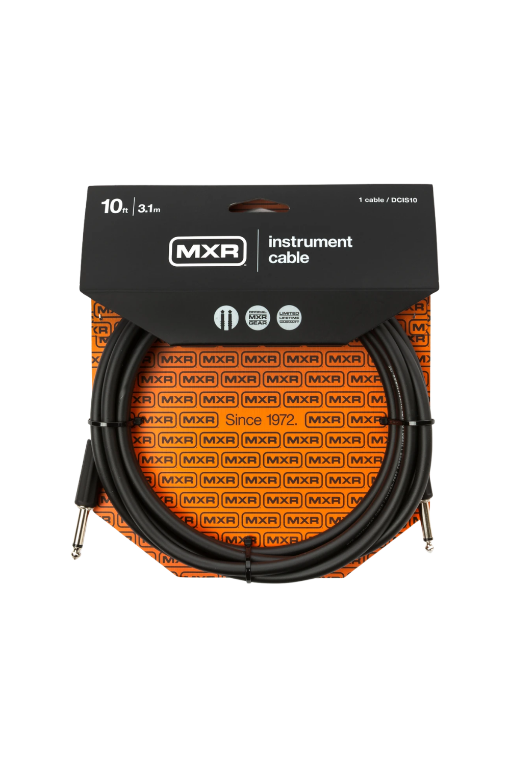 MXR 10FT Instrument Cable Straight to Straight