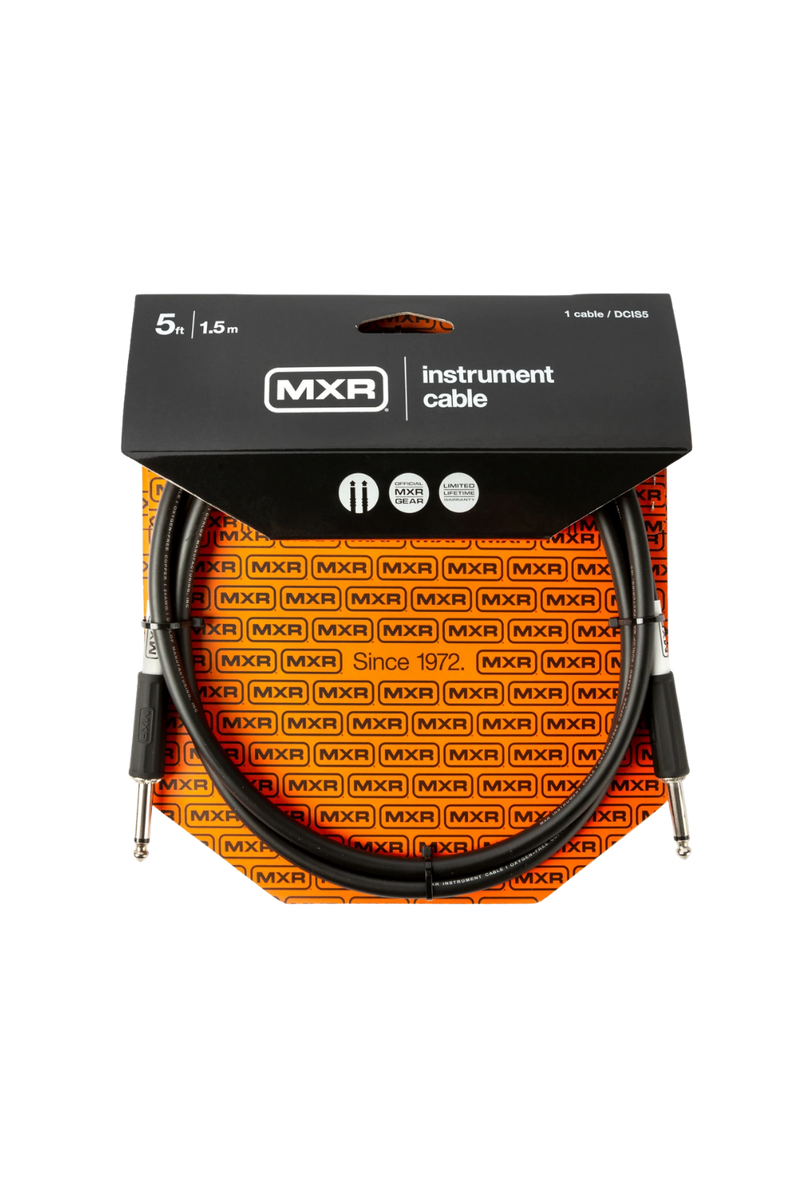 MXR 5FT Instrument Cable Straight to Straight