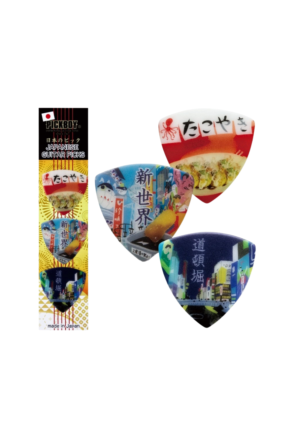 PICKBOY Japanese Pick Set Osaka PB100-OSK