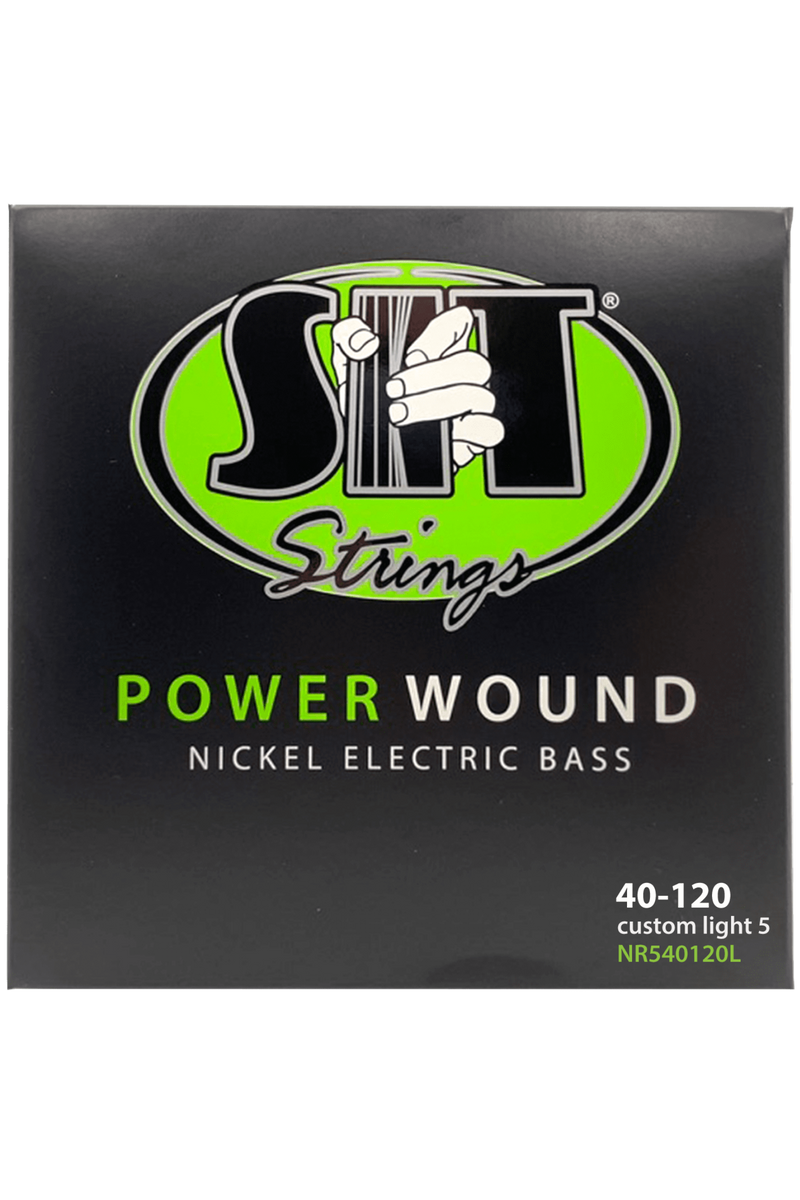 SIT Power Wound Nickel 5-String Bass Strings 40-120