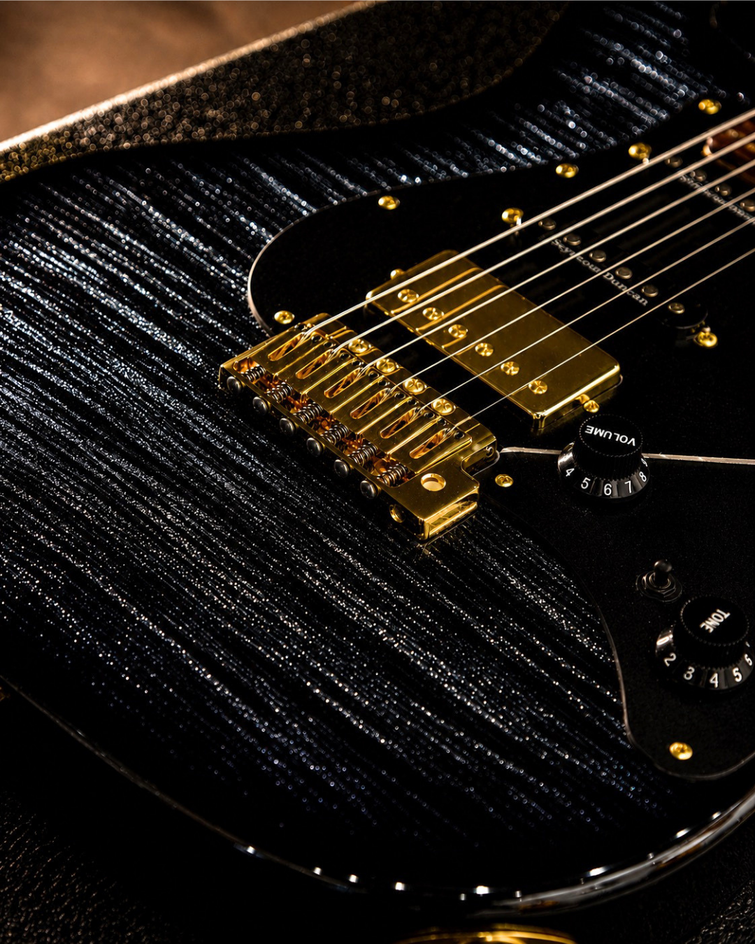 ESP Snapper AL - Glitter Storm Black