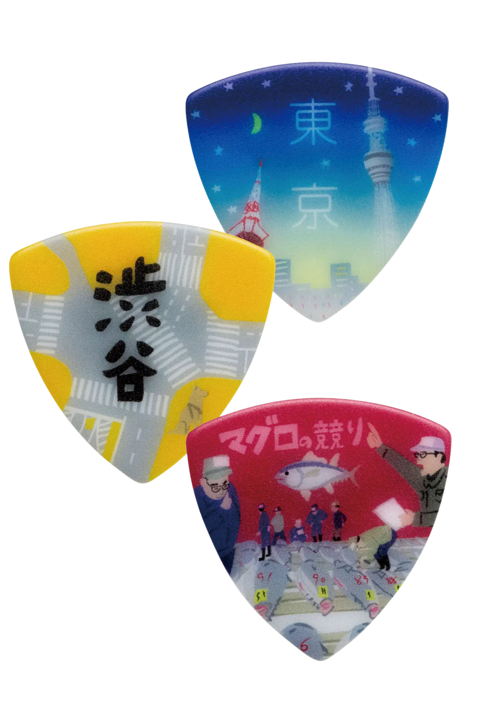 PICKBOY Japanese Pick Set Tokyo PB100-TKY