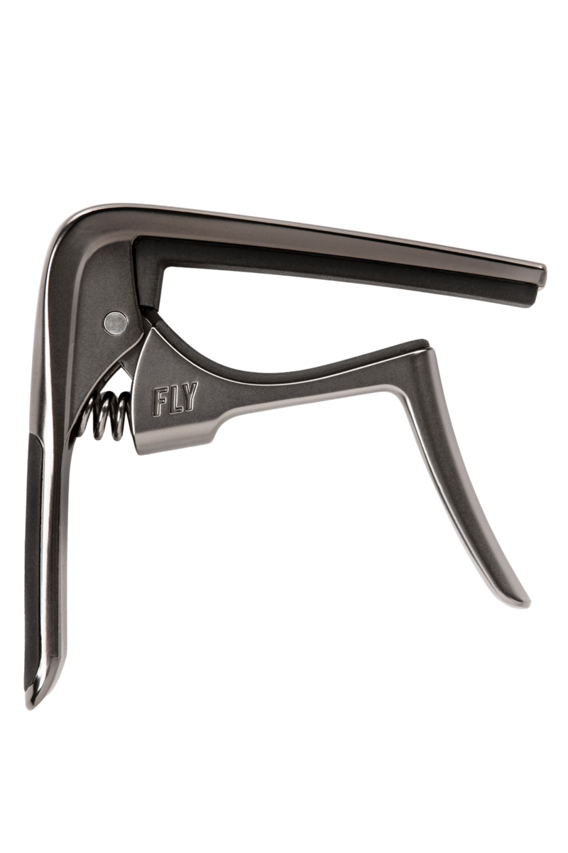 Dunlop Trigger Fly Capo Curved Gun Metal