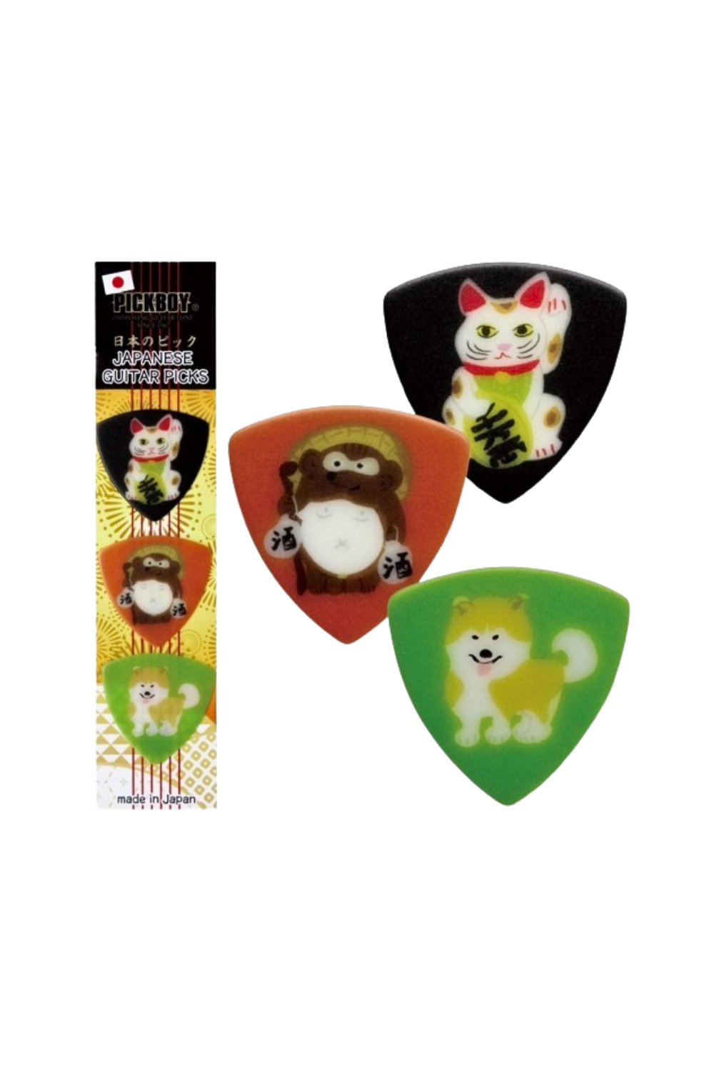 PICKBOY Japanese Pick Set Welcome Animals PB100-WA