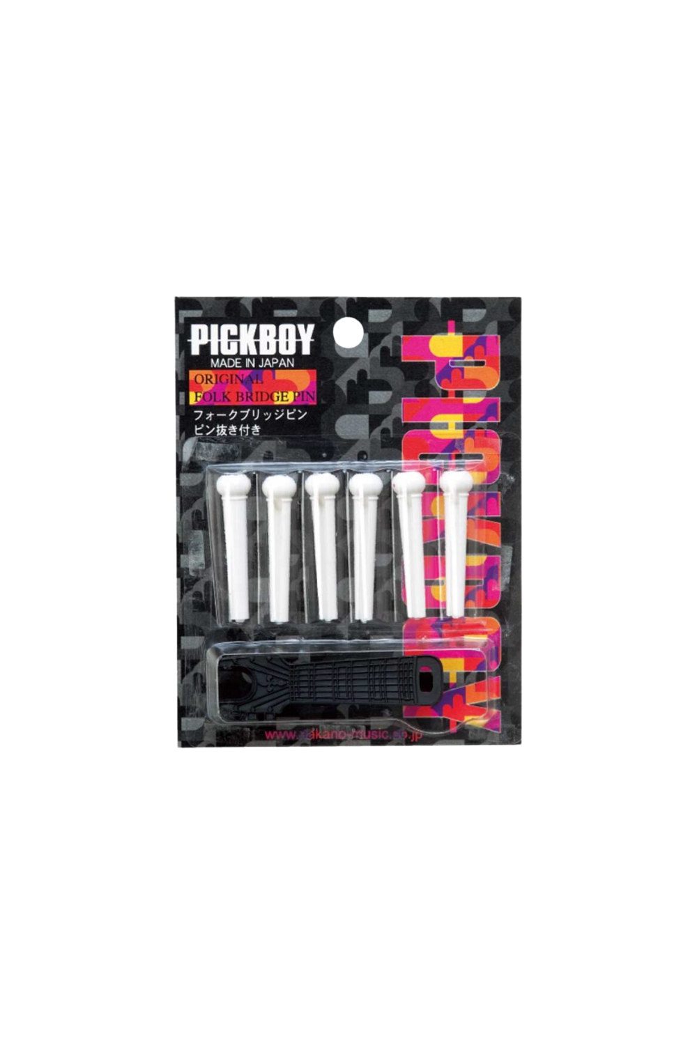 PICKBOY Bridge Pins White